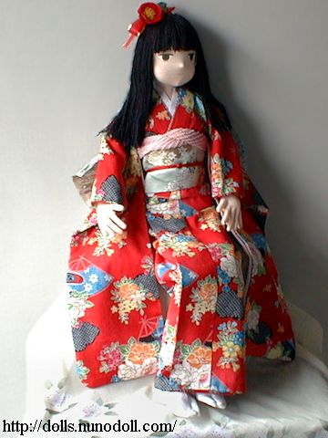 Furisode kimono doll