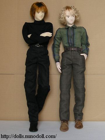 Standing dolls