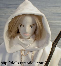White warlock doll