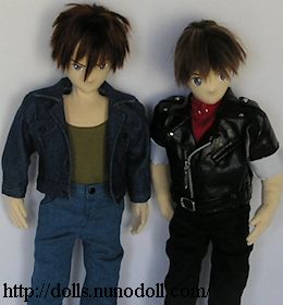 Gundam Wing dolls