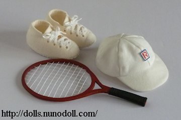 Racket and cap