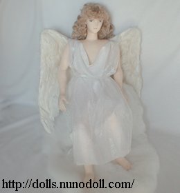 Angel with white wings