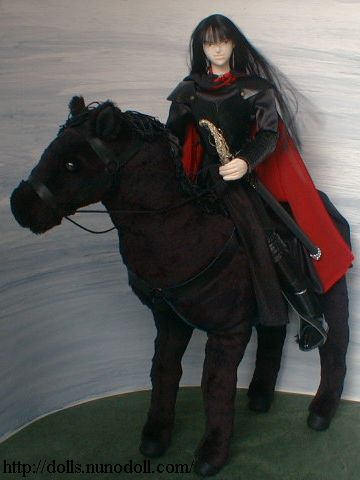 On a horseback