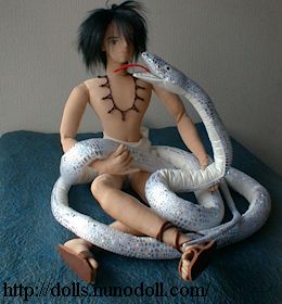 Snake and boy