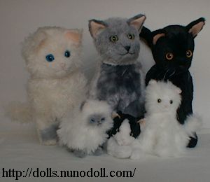 Stuffed cats