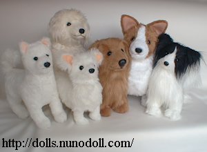 small animal dolls