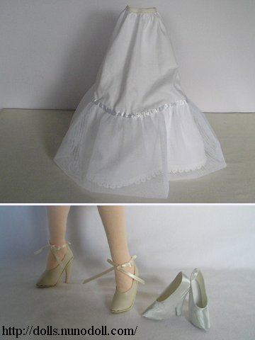 Petticoat and shoes