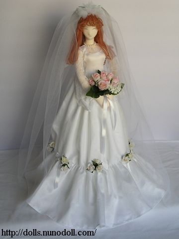 Bride with roses